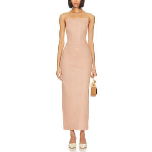 Lpa 'Livia' Pink Corset Maxi Dress Size XS - NWT